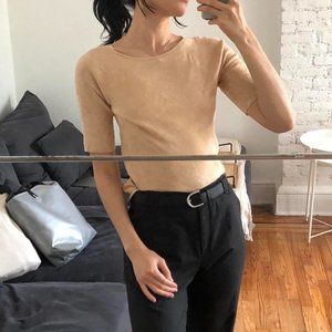 Helmut Lang beige top
